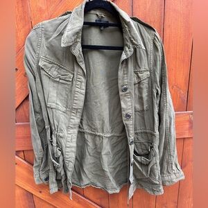 Topshop Olive Cargo Jacket